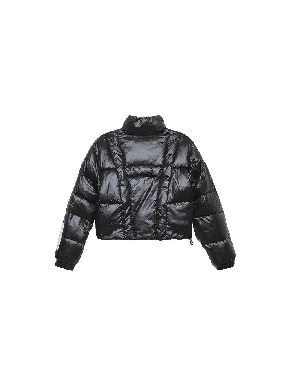 Piumino In Nylon Corto - Nero