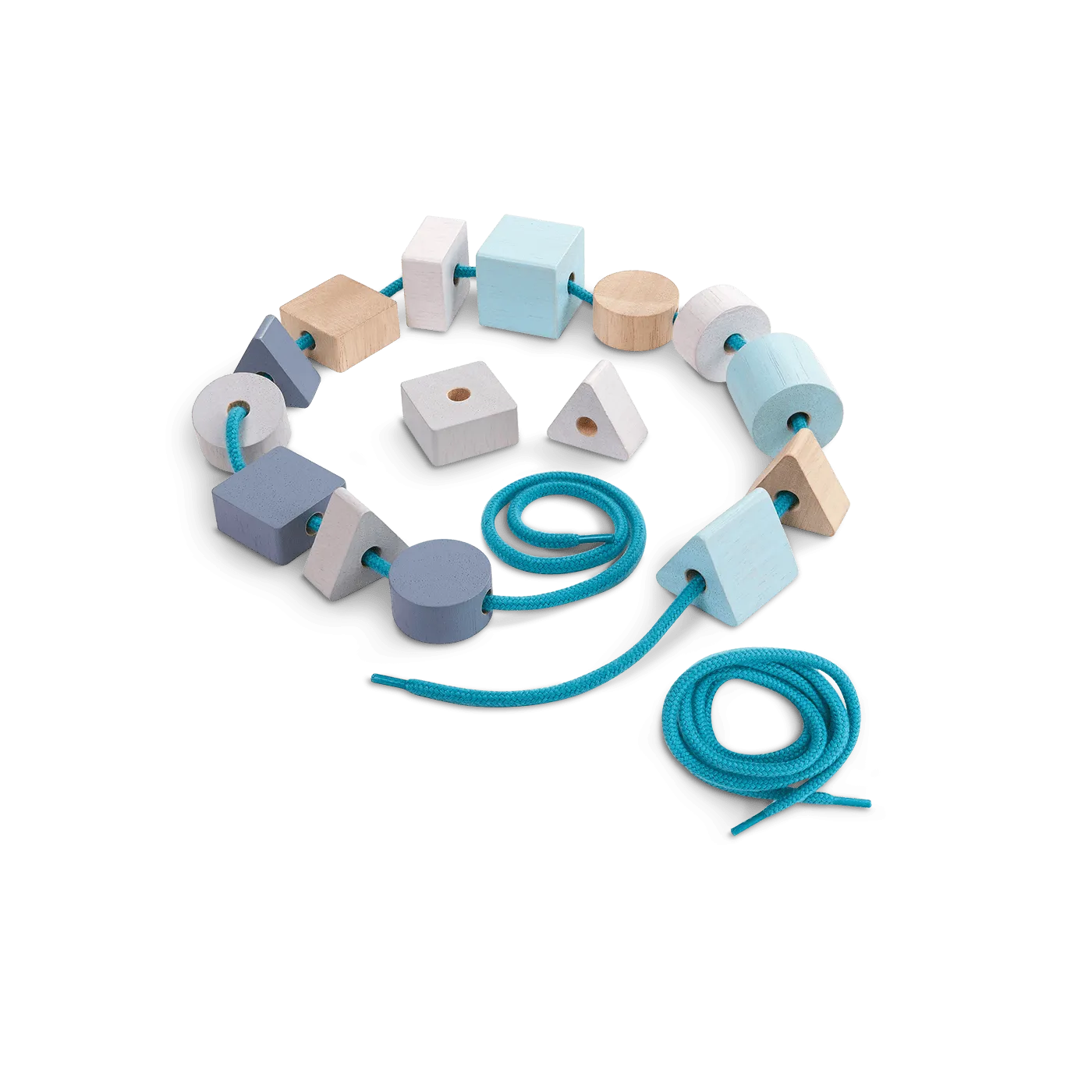 Plan Toys - Geo Lacing Beads