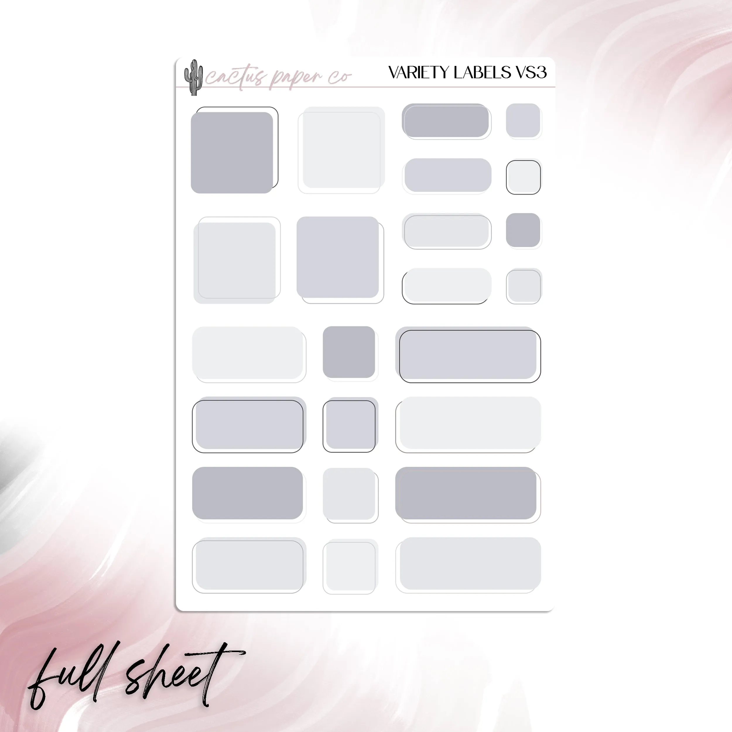 PLANNER BASICS BUNDLE VS3