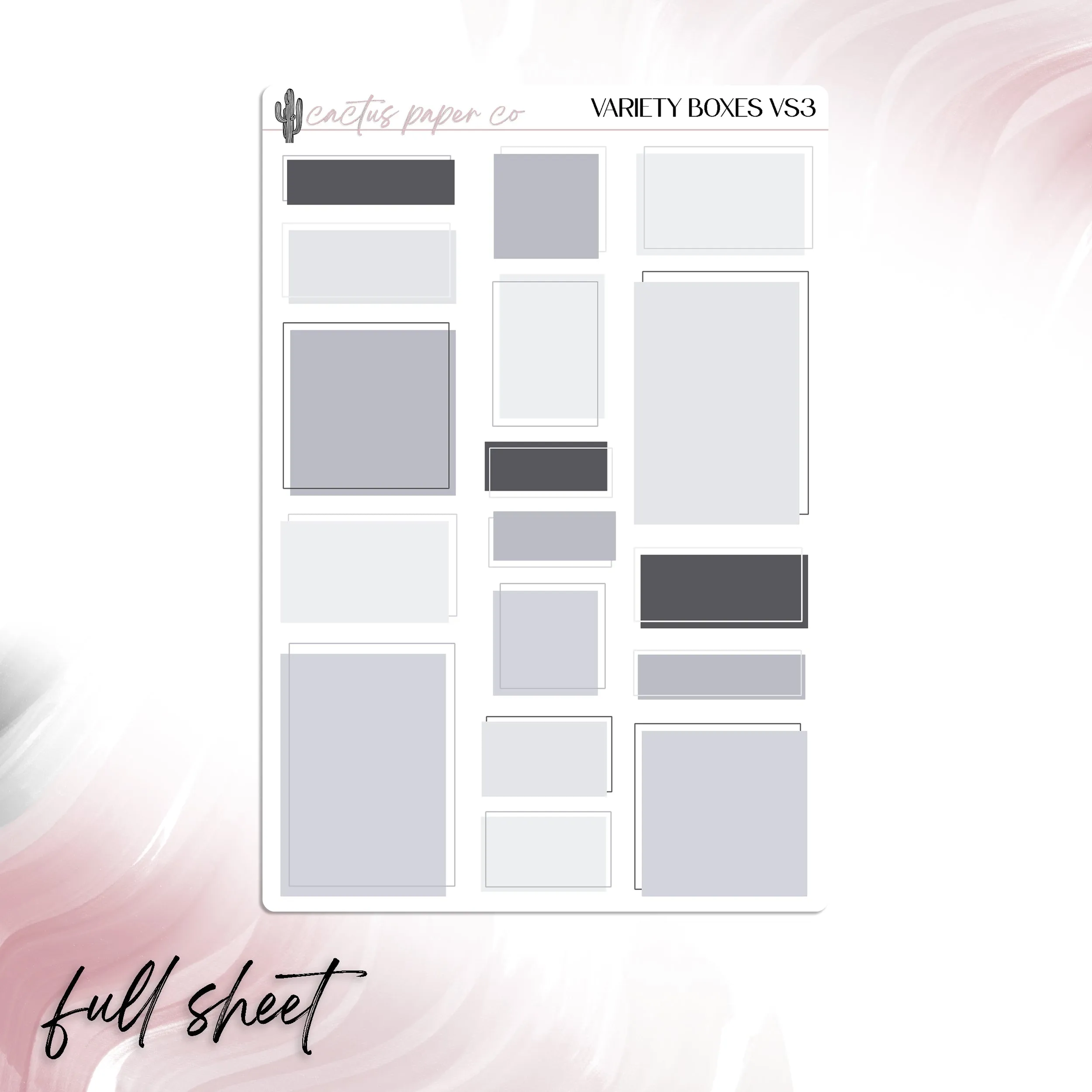 PLANNER BASICS BUNDLE VS3
