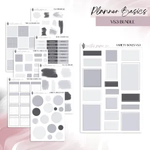 PLANNER BASICS BUNDLE VS3