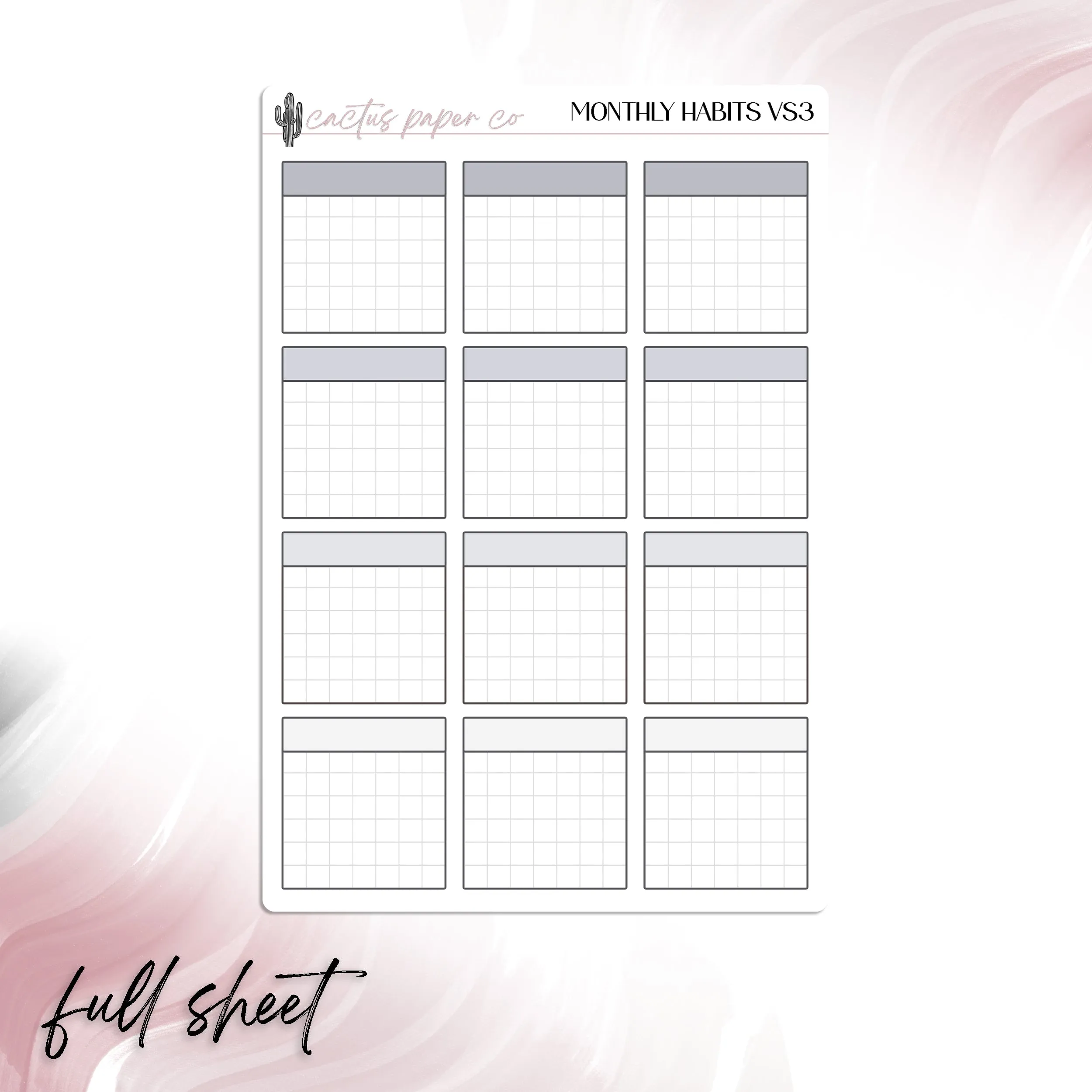 PLANNER BASICS BUNDLE VS3