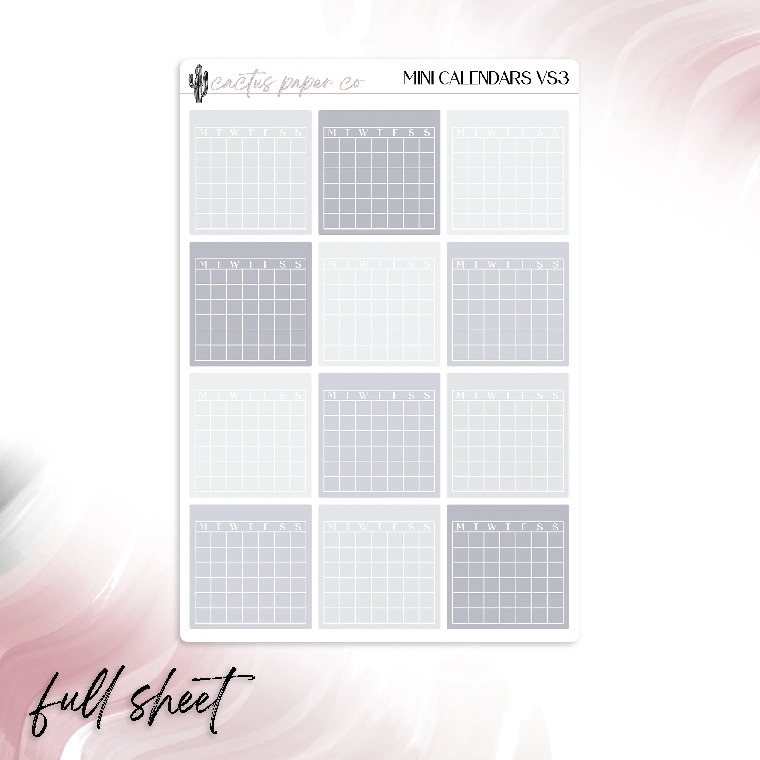 PLANNER BASICS BUNDLE VS3