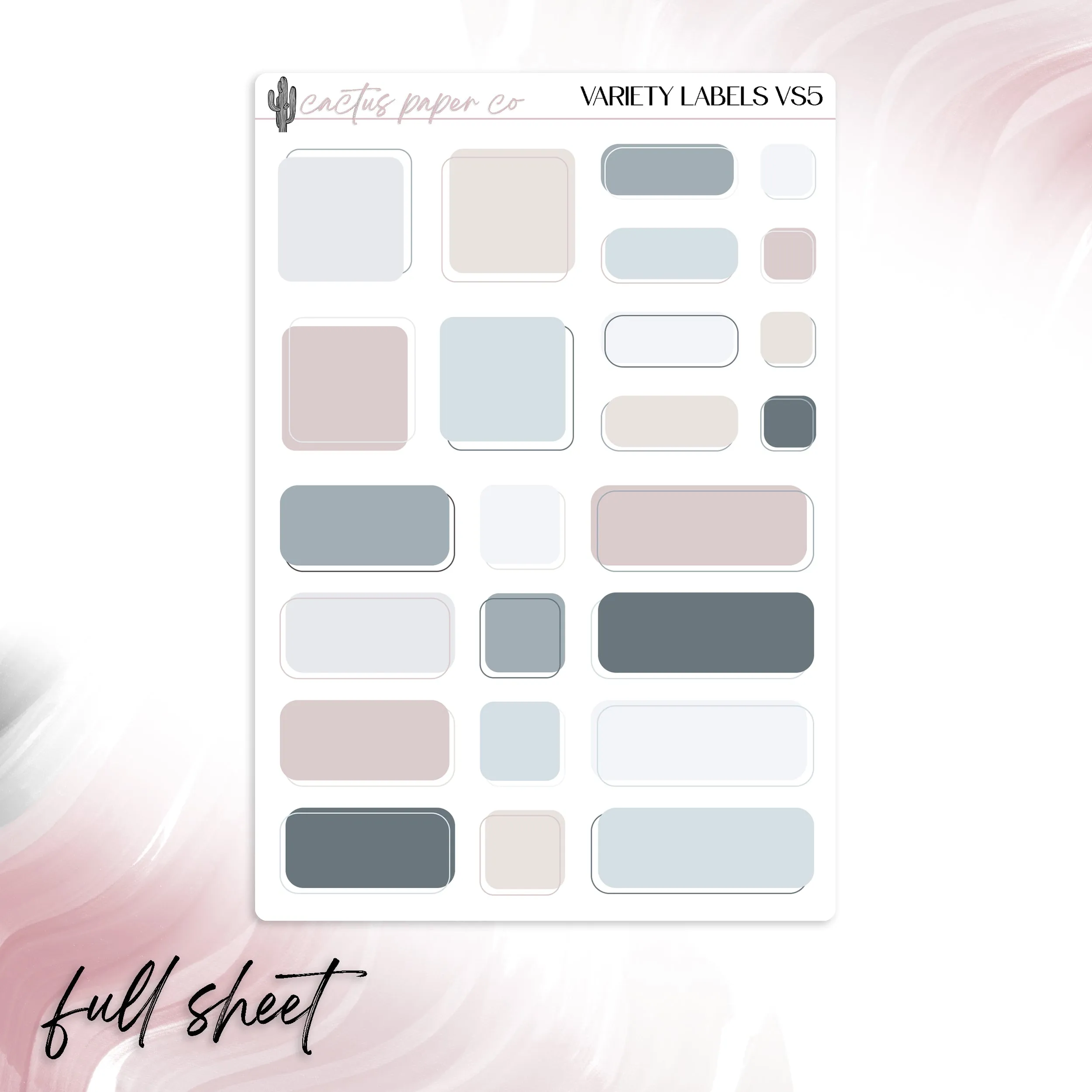 PLANNER BASICS BUNDLE VS5