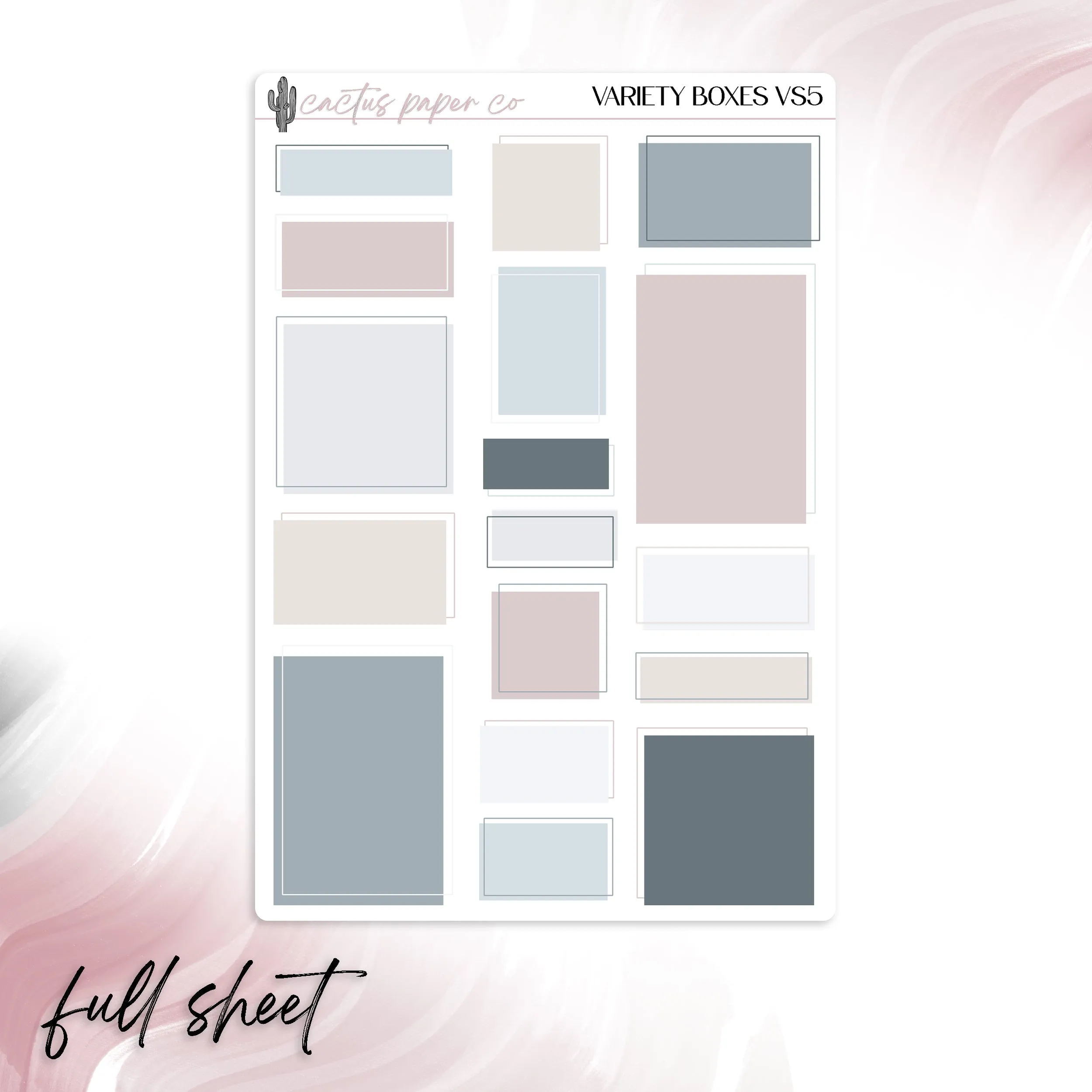 PLANNER BASICS BUNDLE VS5