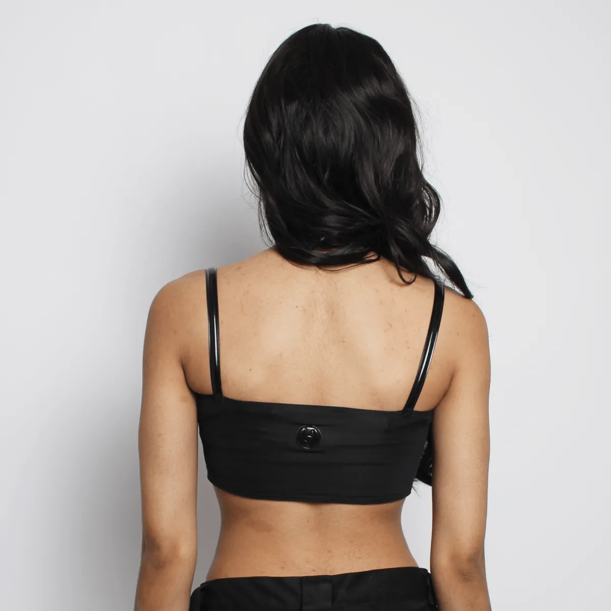 POCKET BRALET TOP BLACK