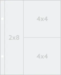 pocket page refill - 2x8   4x4