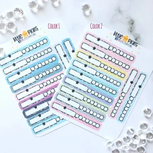 Pocket Size - Functional Hobonichi Habit Trackers