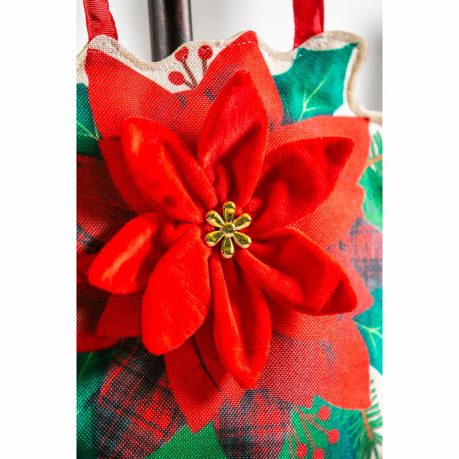 Poinsettia Mason Jar Door Décor,2dhb1471