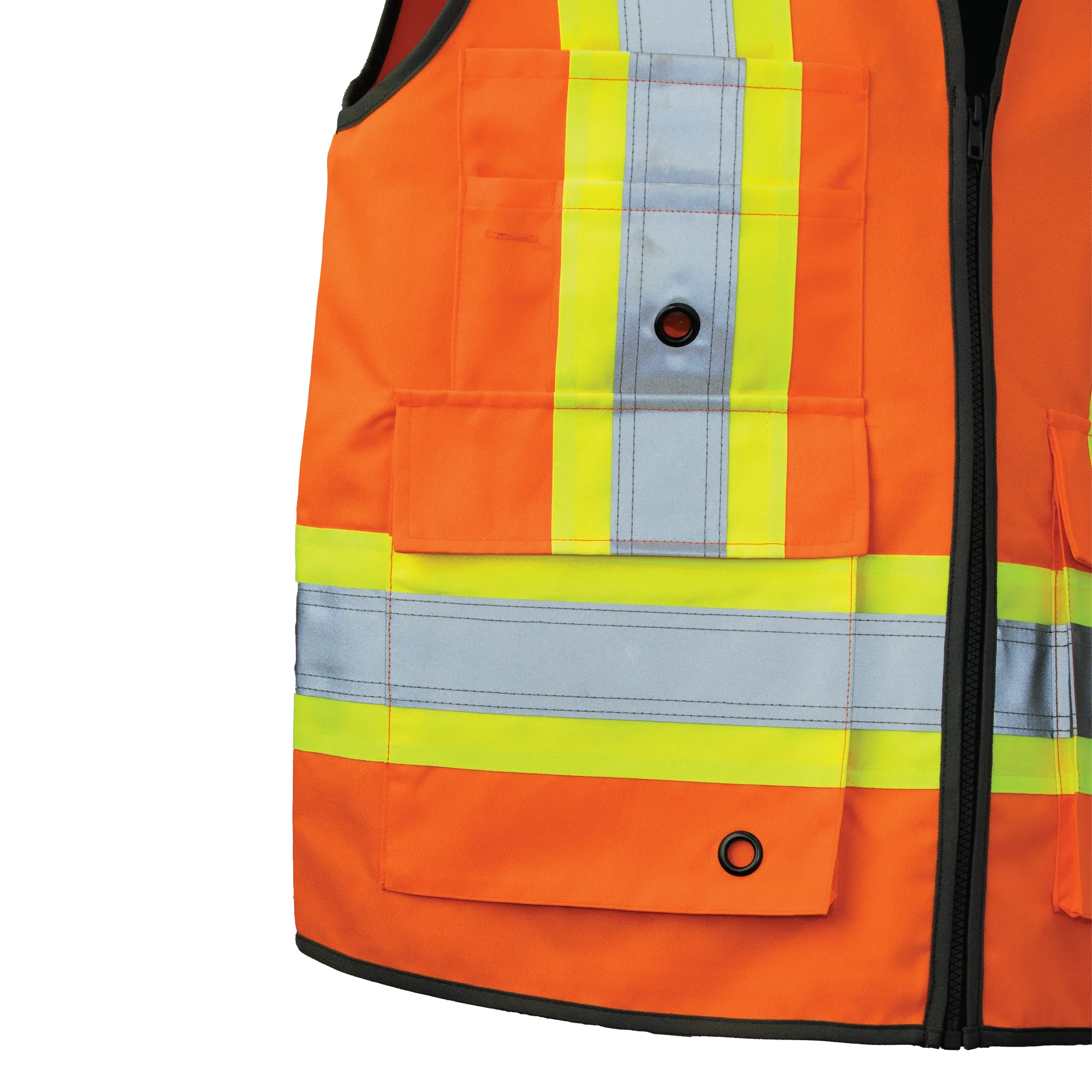 Poly Twill Deluxe Safety Vest by Tough Duck - Style SV12