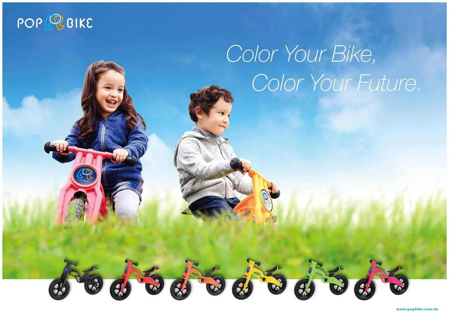 Pop Bike - EVA Tyres - All Colours