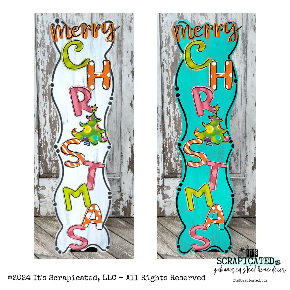 Porch Candy® - MERRY CHRISTMAS WHIMSICAL PATTERNS JEWEL TONE- Design Set