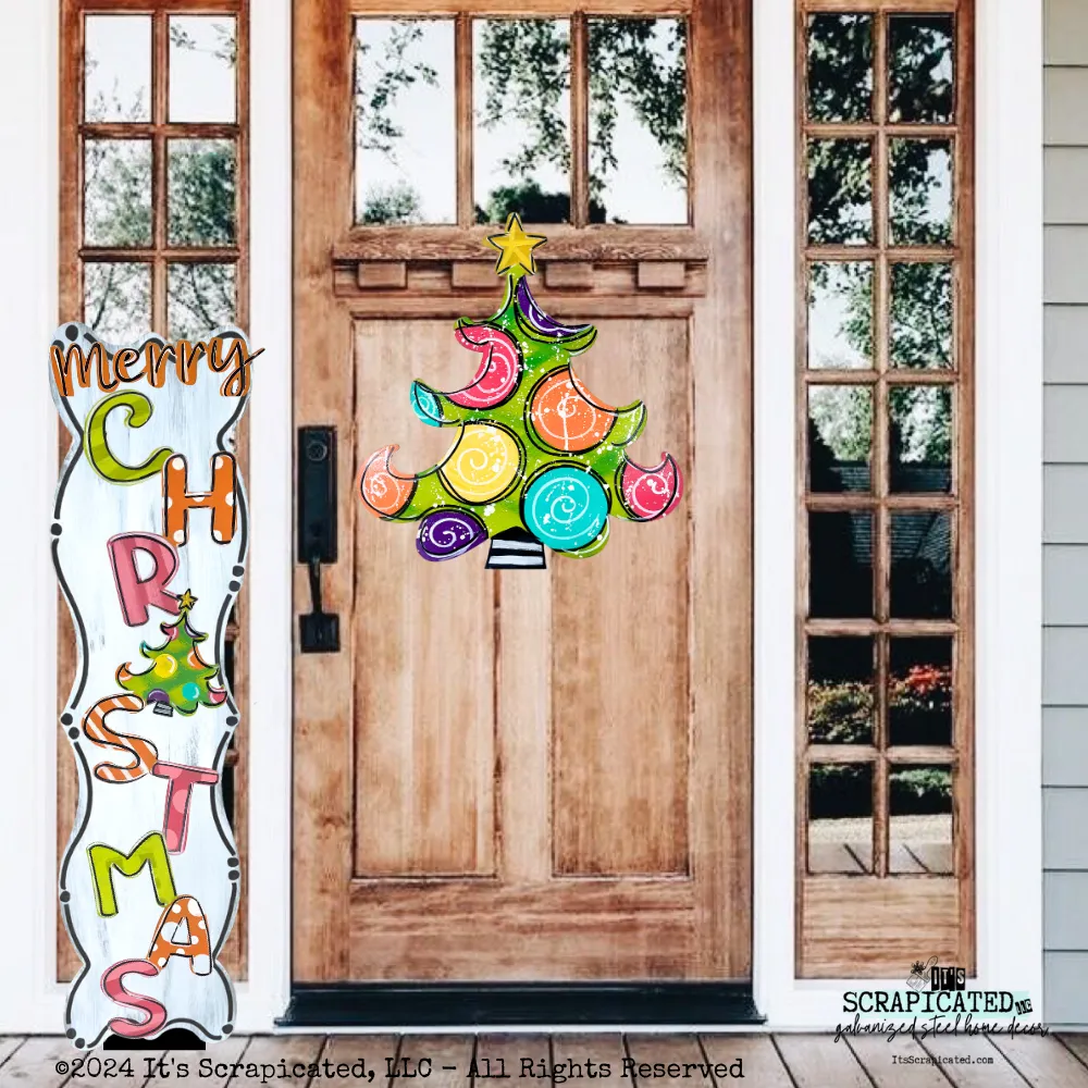 Porch Candy® - MERRY CHRISTMAS WHIMSICAL PATTERNS JEWEL TONE- Design Set