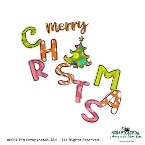 Porch Candy® - MERRY CHRISTMAS WHIMSICAL PATTERNS JEWEL TONE- Design Set