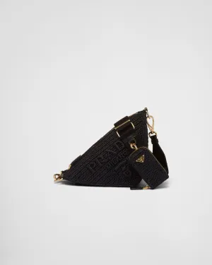 Prada Triangle Crochet Shoulder Bag