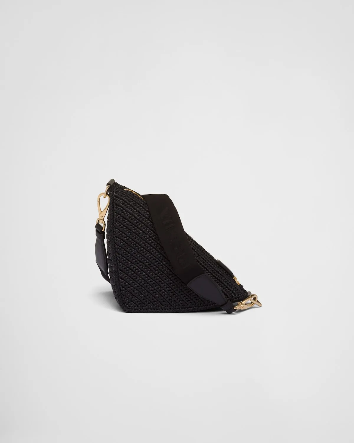 Prada Triangle Crochet Shoulder Bag