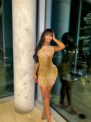 Prized jewel dress (gold)