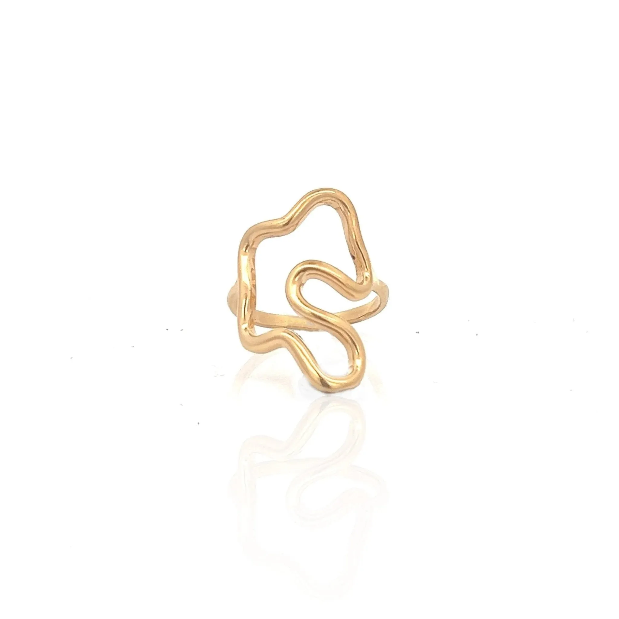 Puddle Ring, 14K Vermeil - Size 7