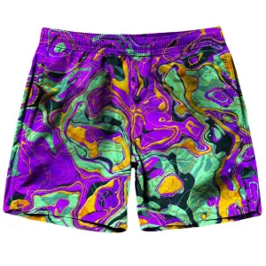 Purple Liquid Shorts