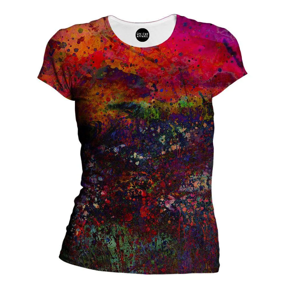 Purple Sky Womens T-Shirt