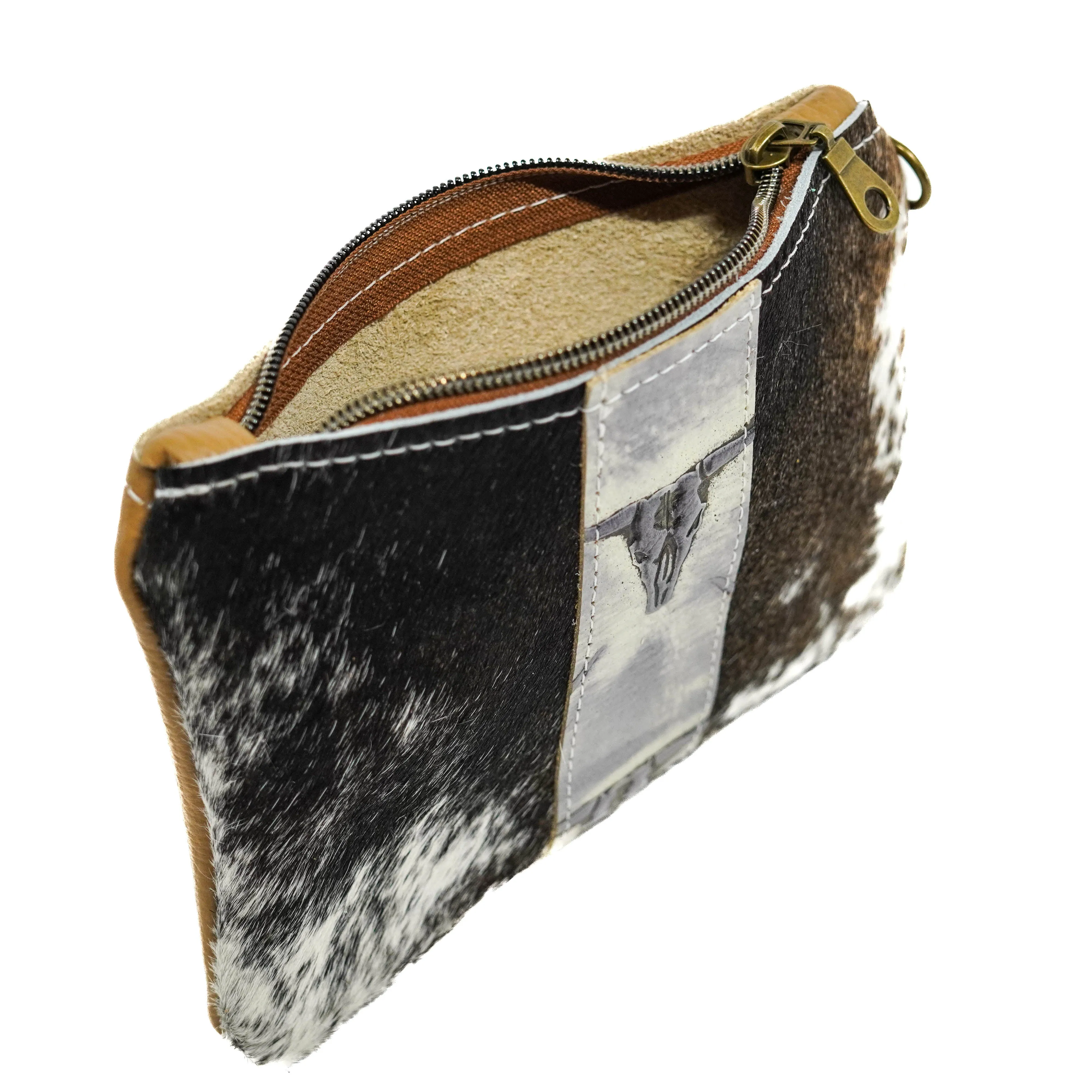Purse Organizer - Black & White w/ Smoke Show Skulls
