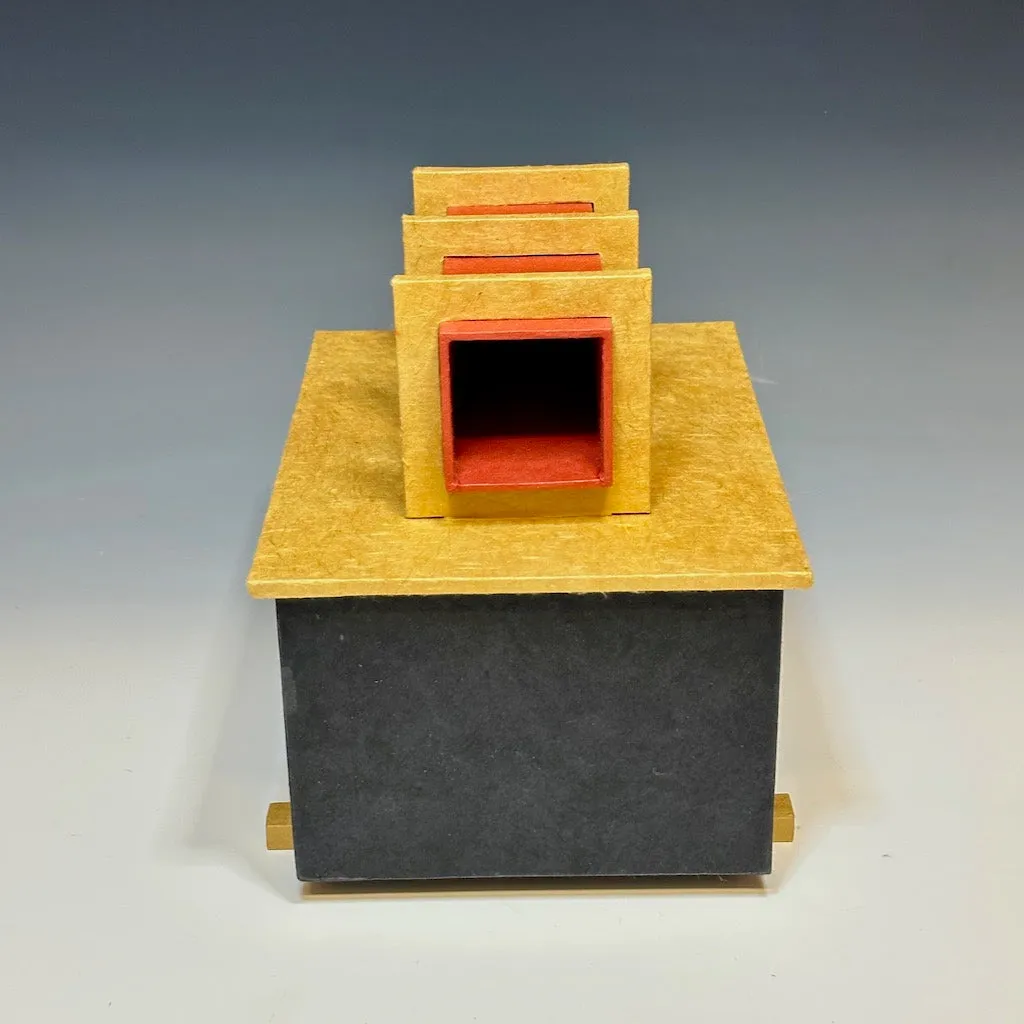 "ASPECT 2"  MIXED MEDIA SCULPTURE BOX
