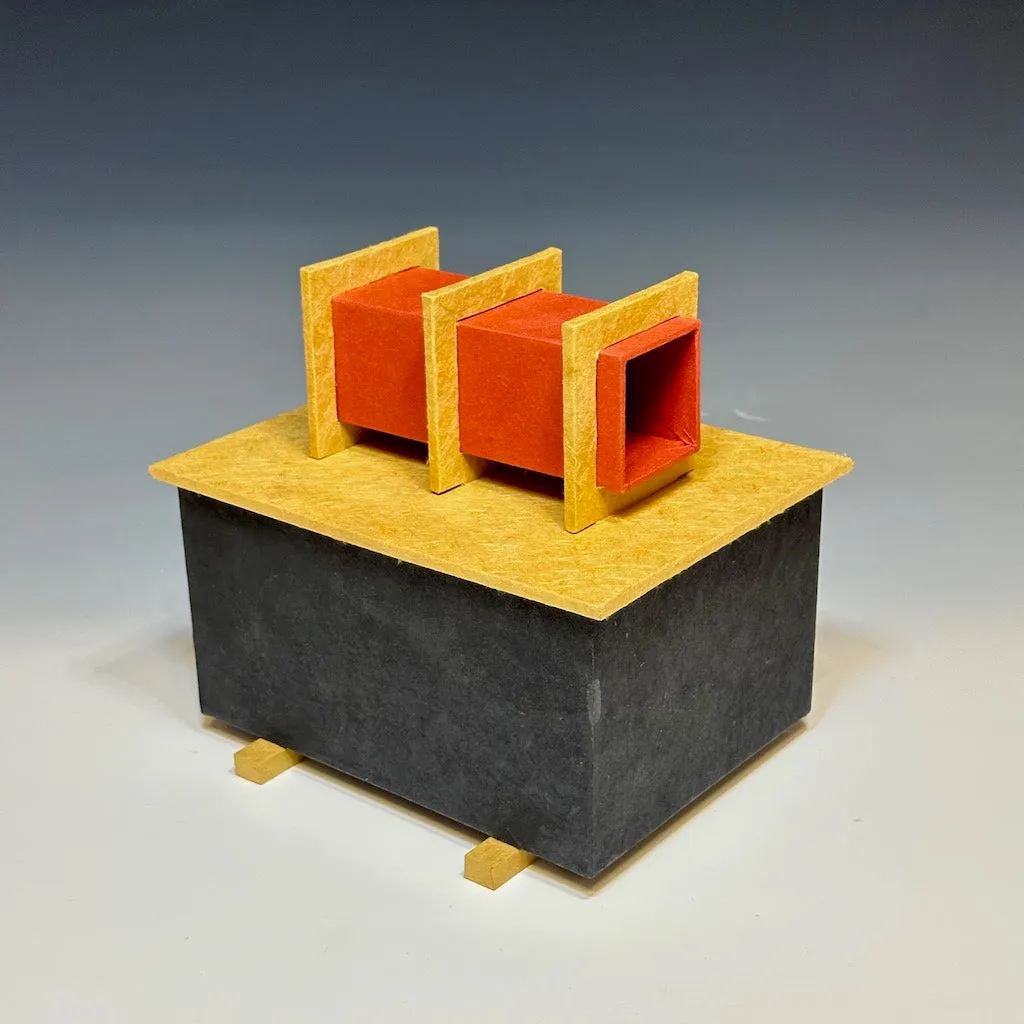 "ASPECT 2"  MIXED MEDIA SCULPTURE BOX