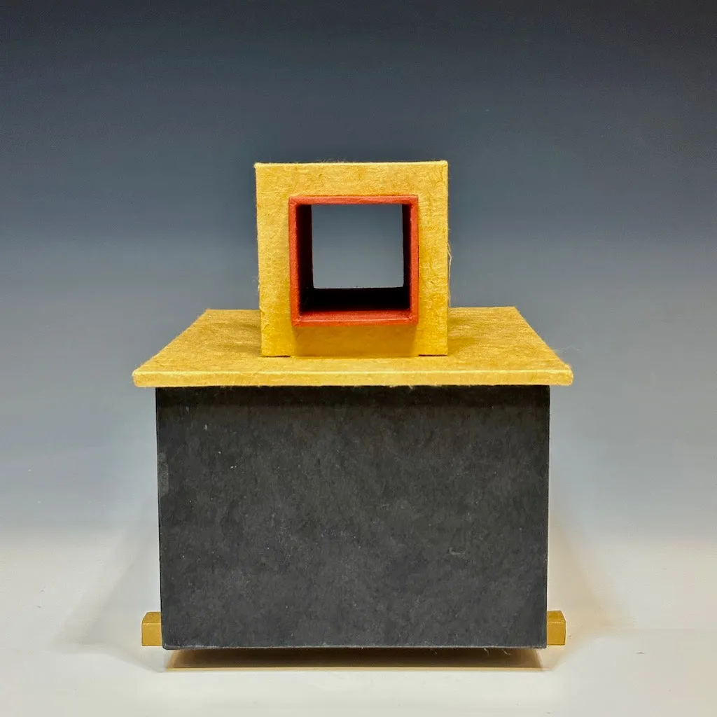 "ASPECT 2"  MIXED MEDIA SCULPTURE BOX