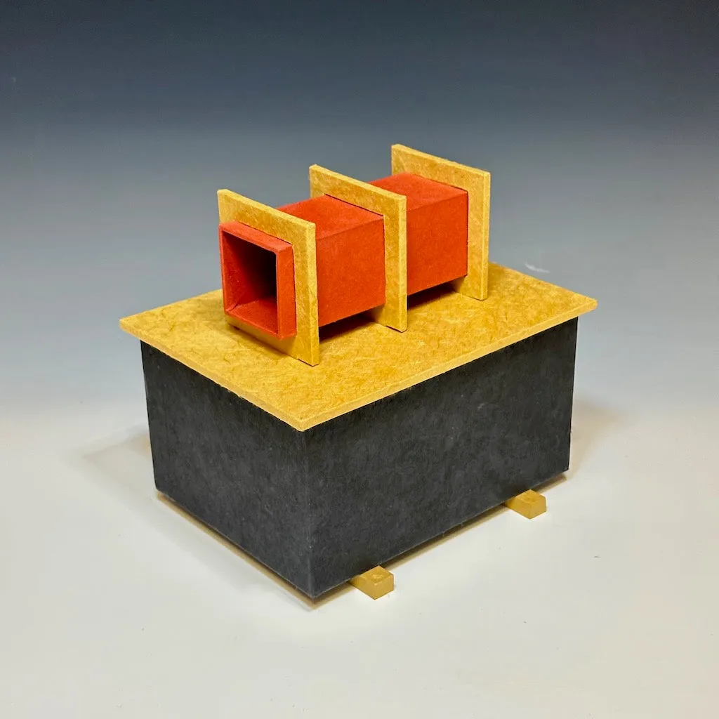 "ASPECT 2"  MIXED MEDIA SCULPTURE BOX