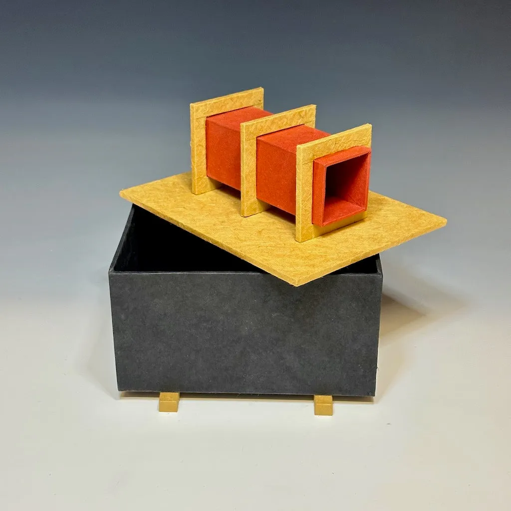 "ASPECT 2"  MIXED MEDIA SCULPTURE BOX