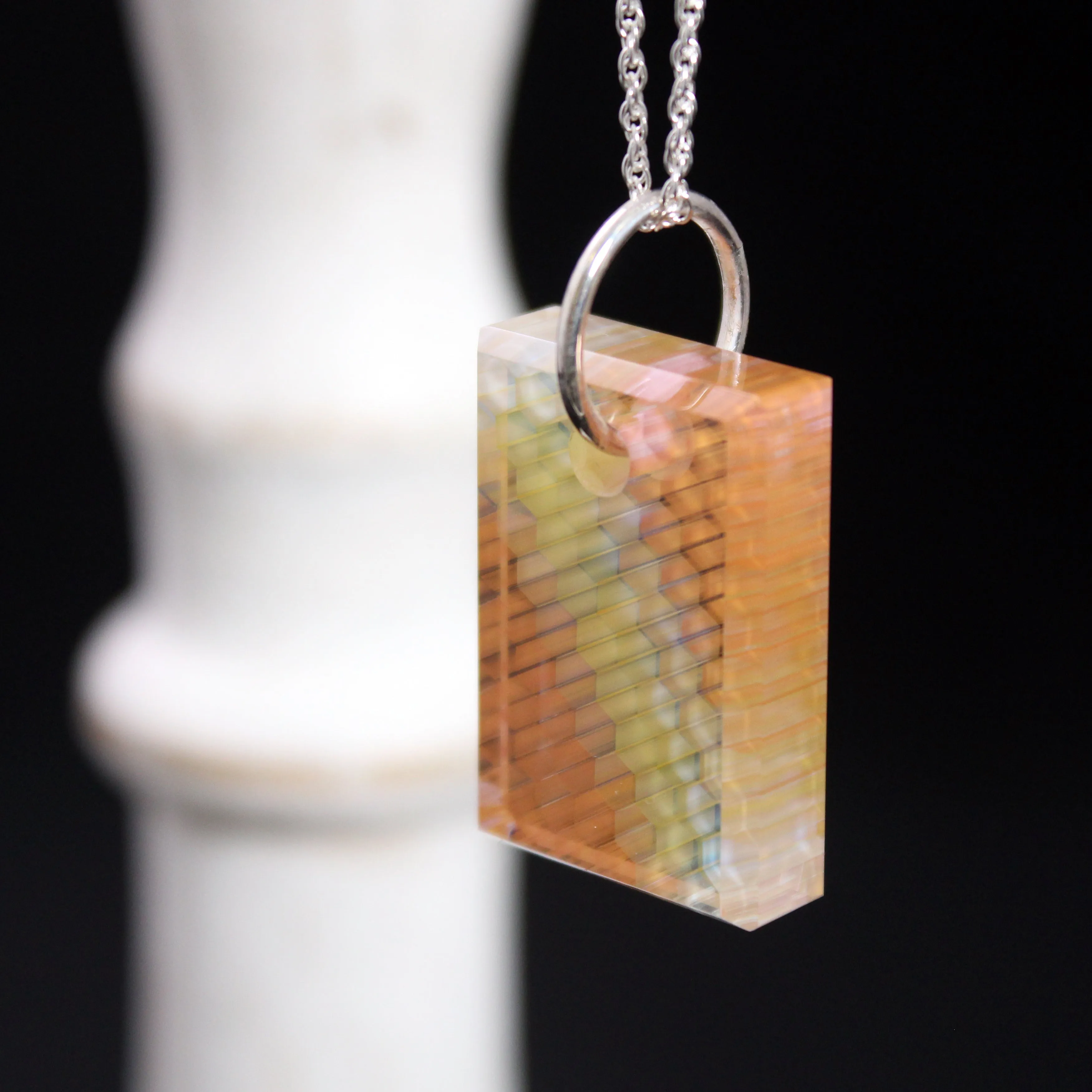 "Ephemeral" Honey Jewel Necklace