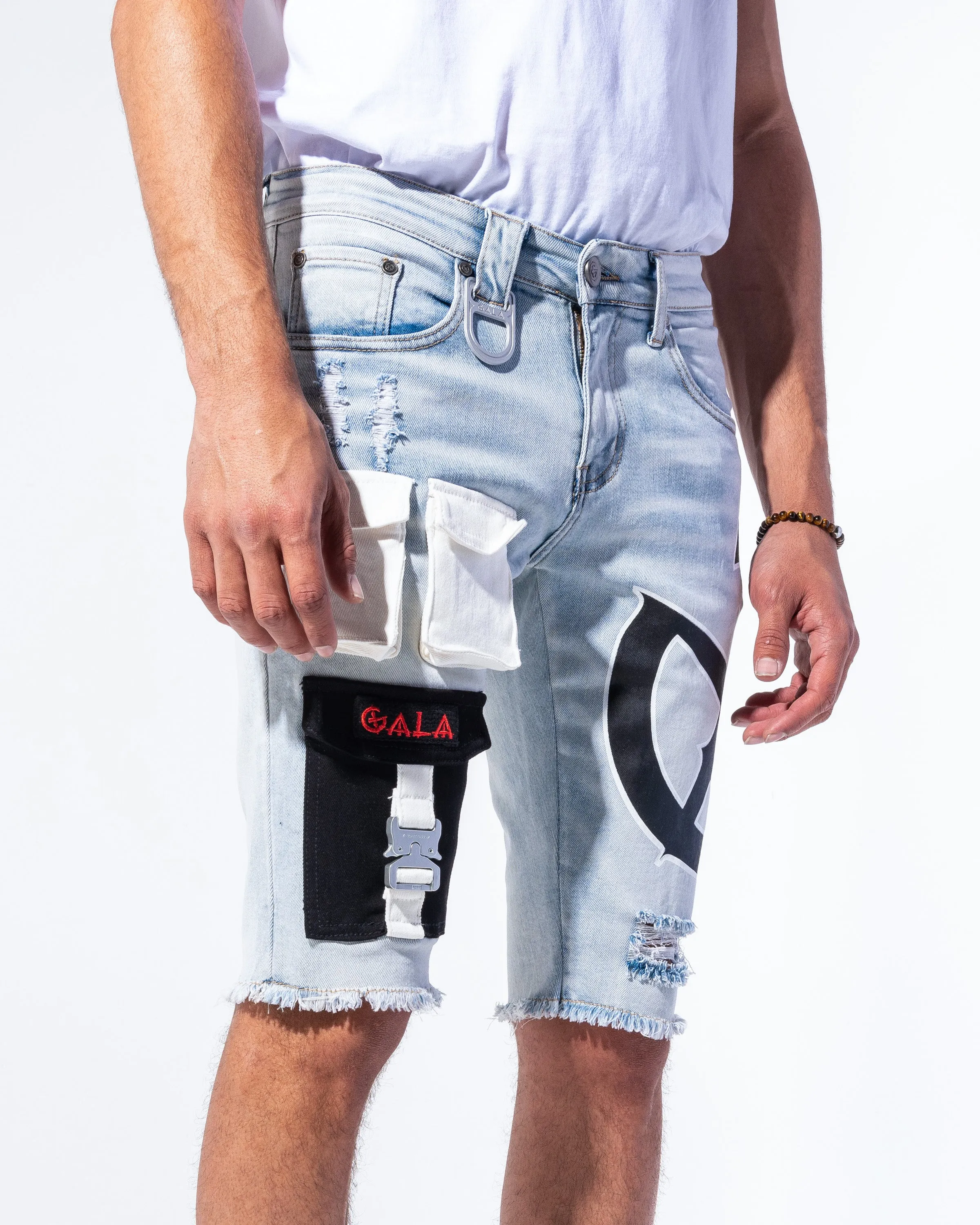 "IMPACT SHORTS" Light Blue