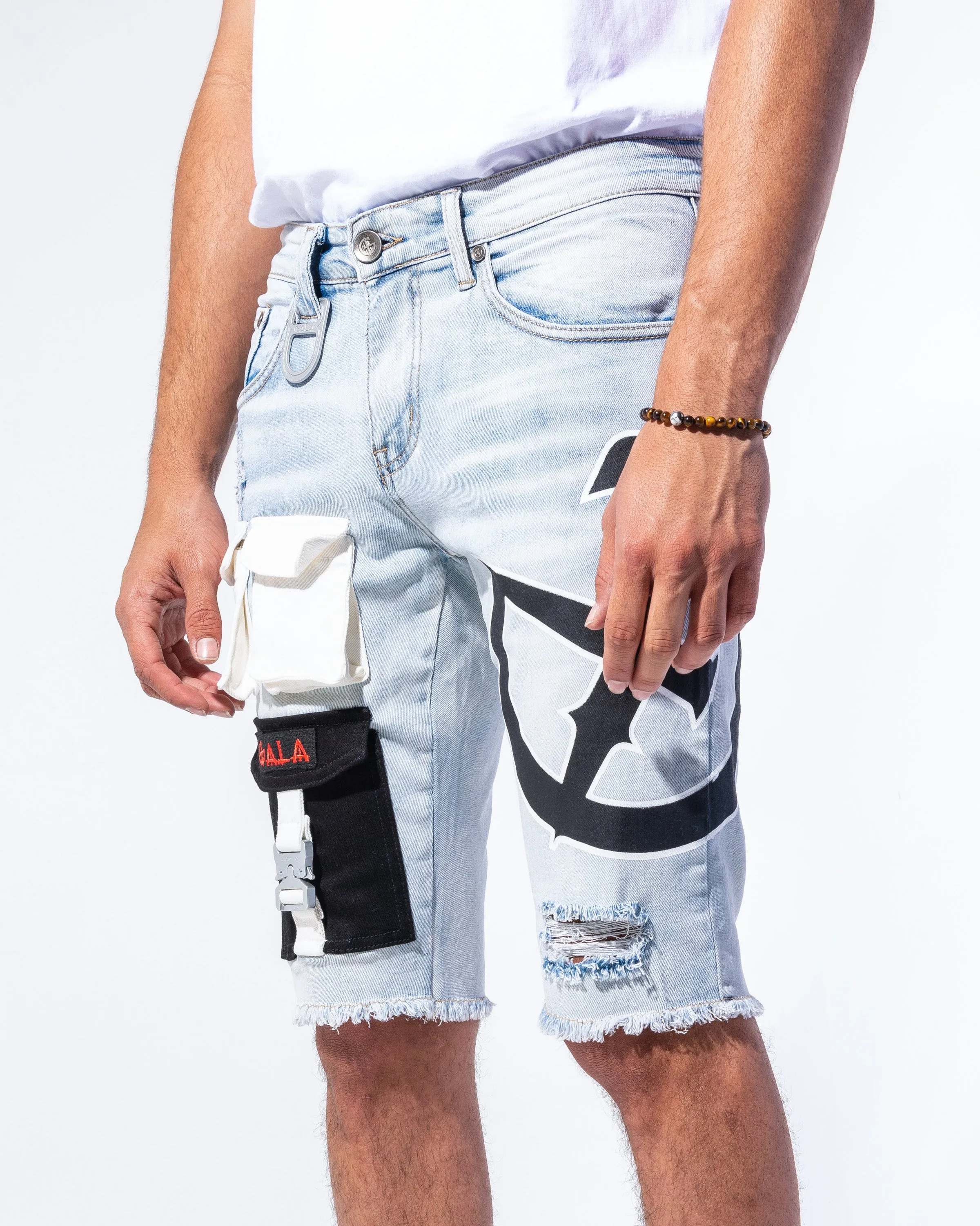 "IMPACT SHORTS" Light Blue
