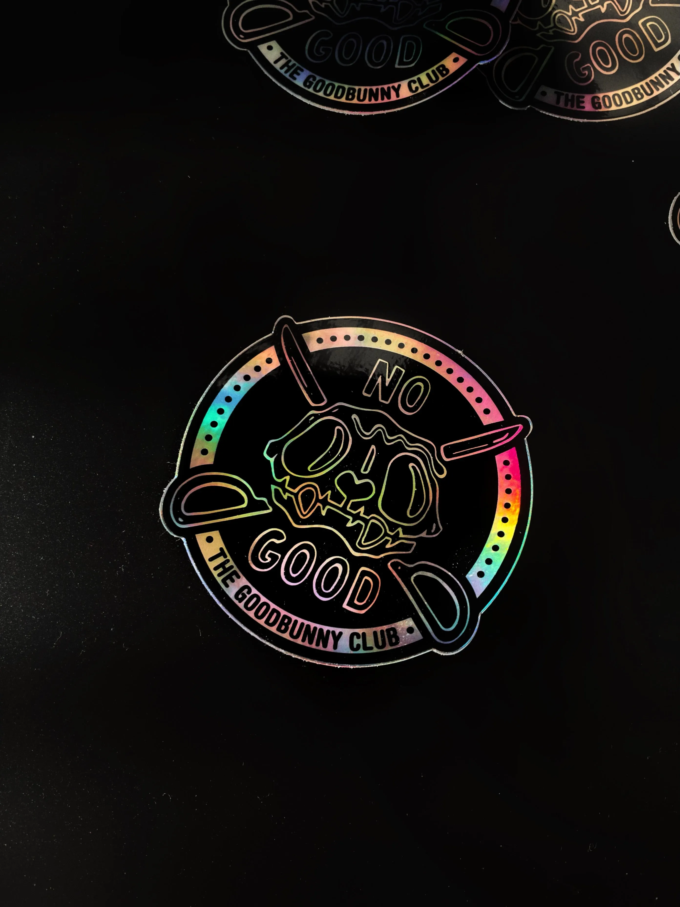 "No Good" Holographic Sticker
