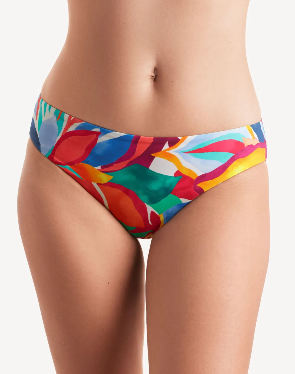 Radiant Floral Logan Mid Bikini Bottom