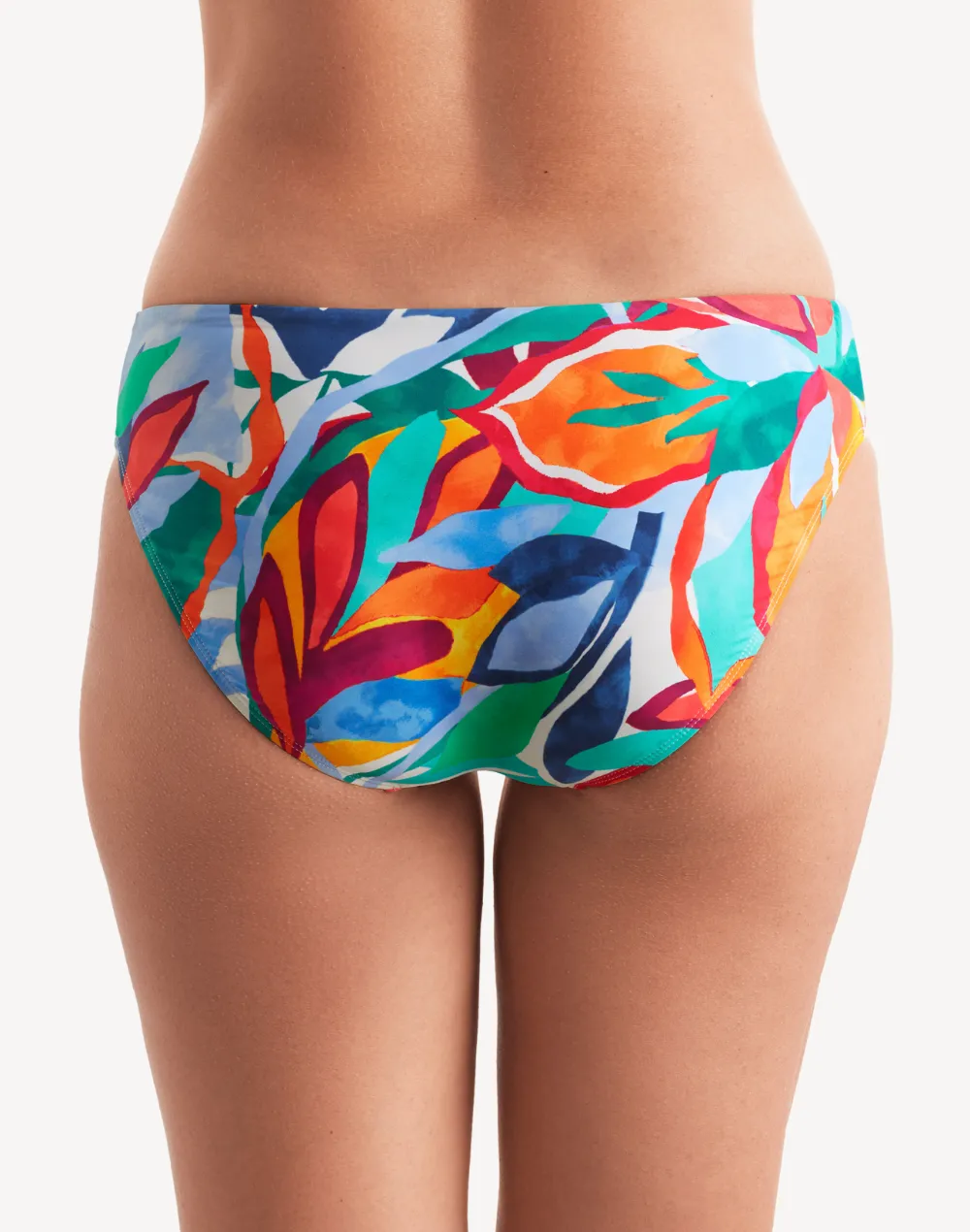 Radiant Floral Logan Mid Bikini Bottom
