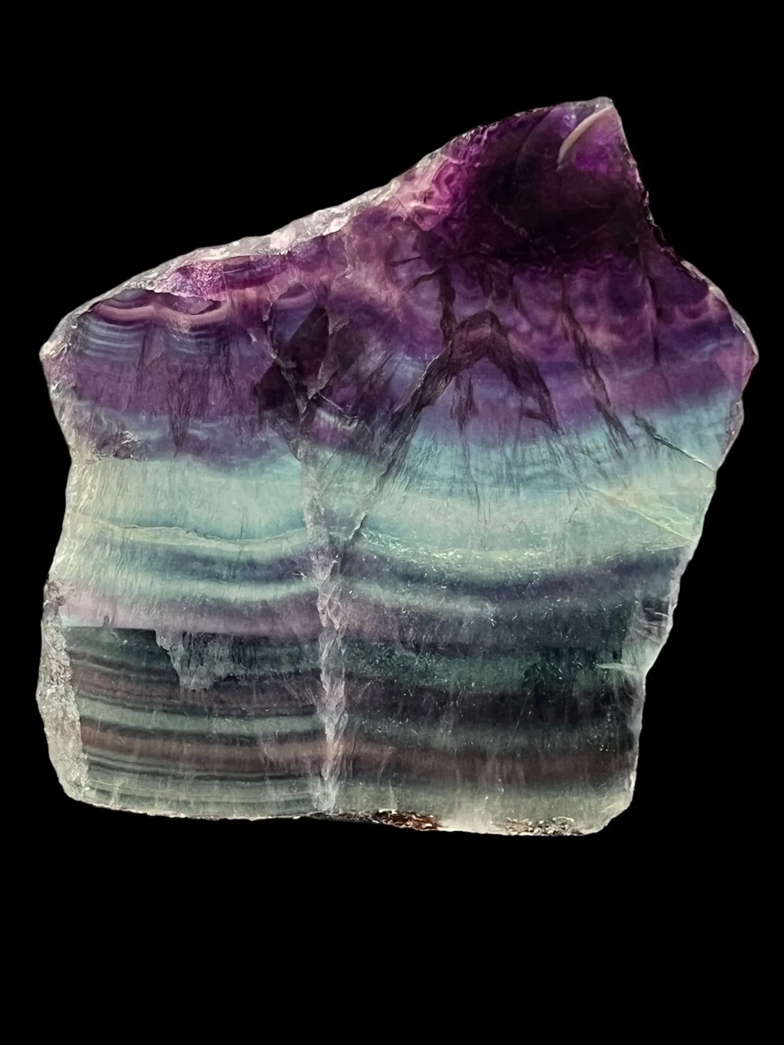 Rainbow Fluorite Slab