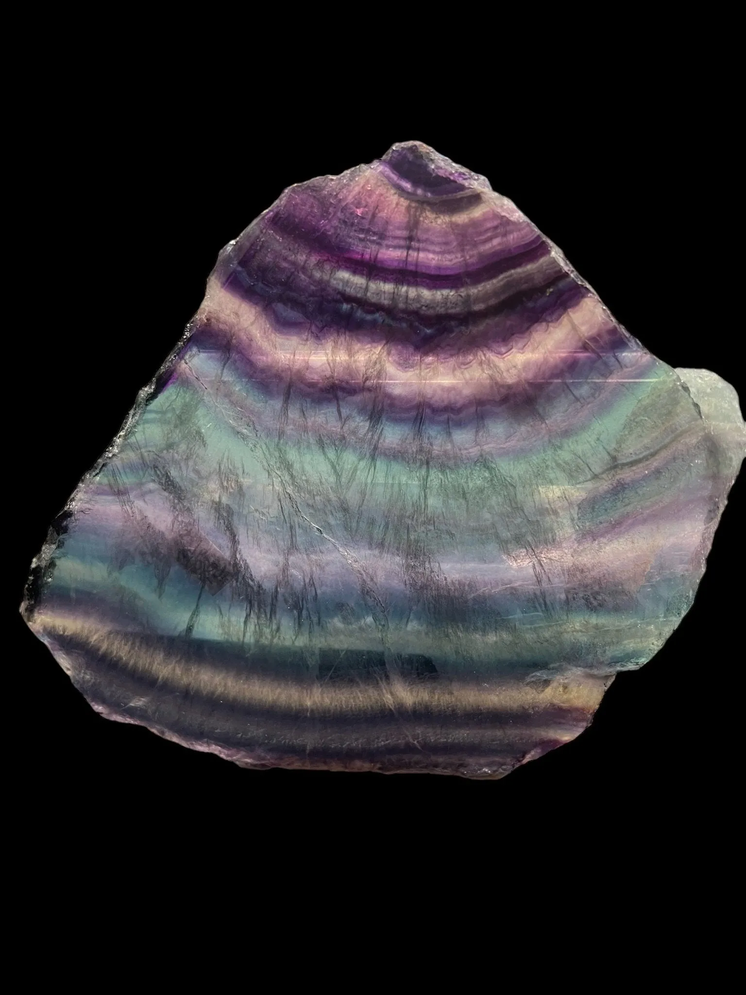 Rainbow Fluorite Slab