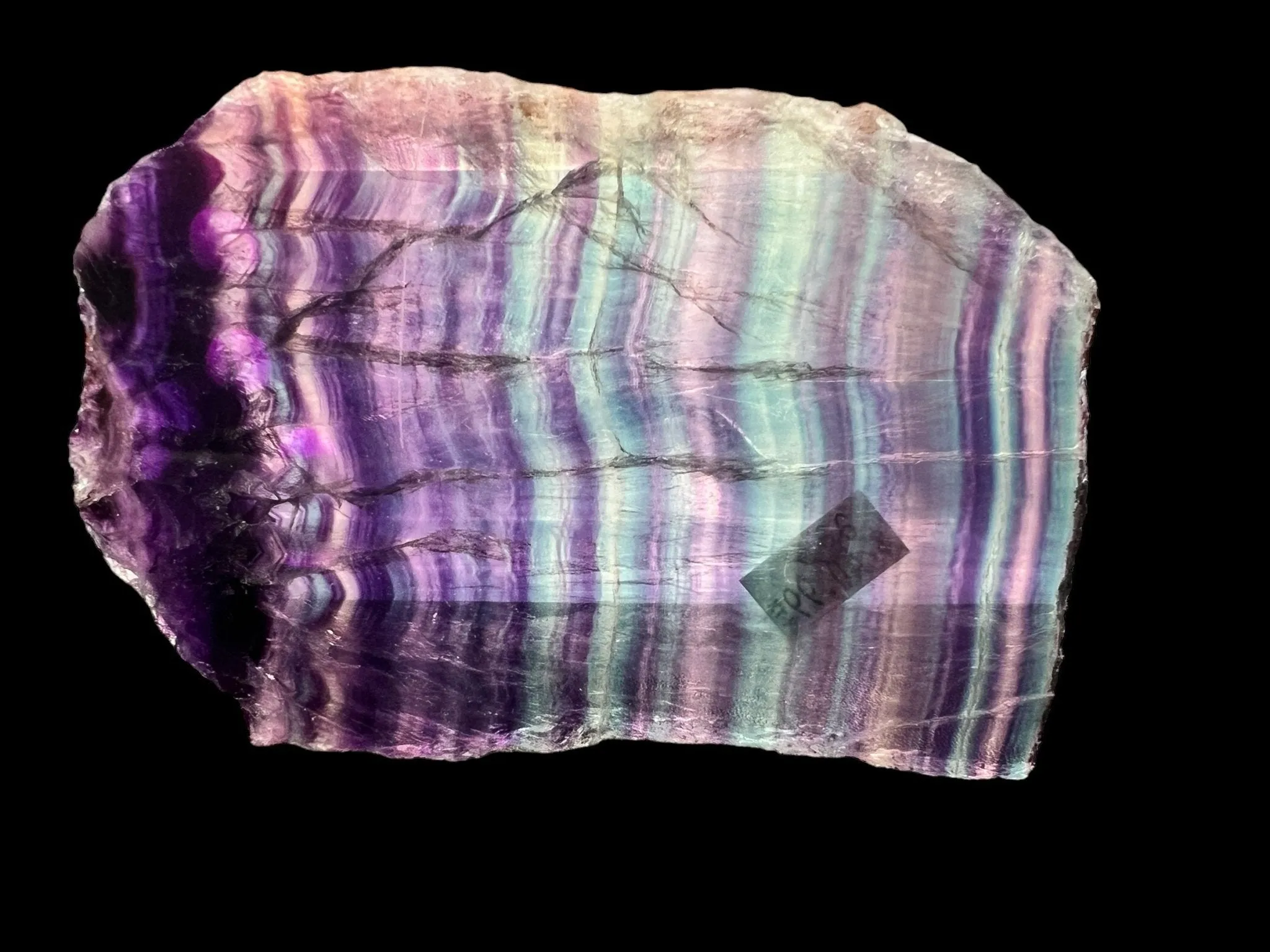 Rainbow Fluorite Slab