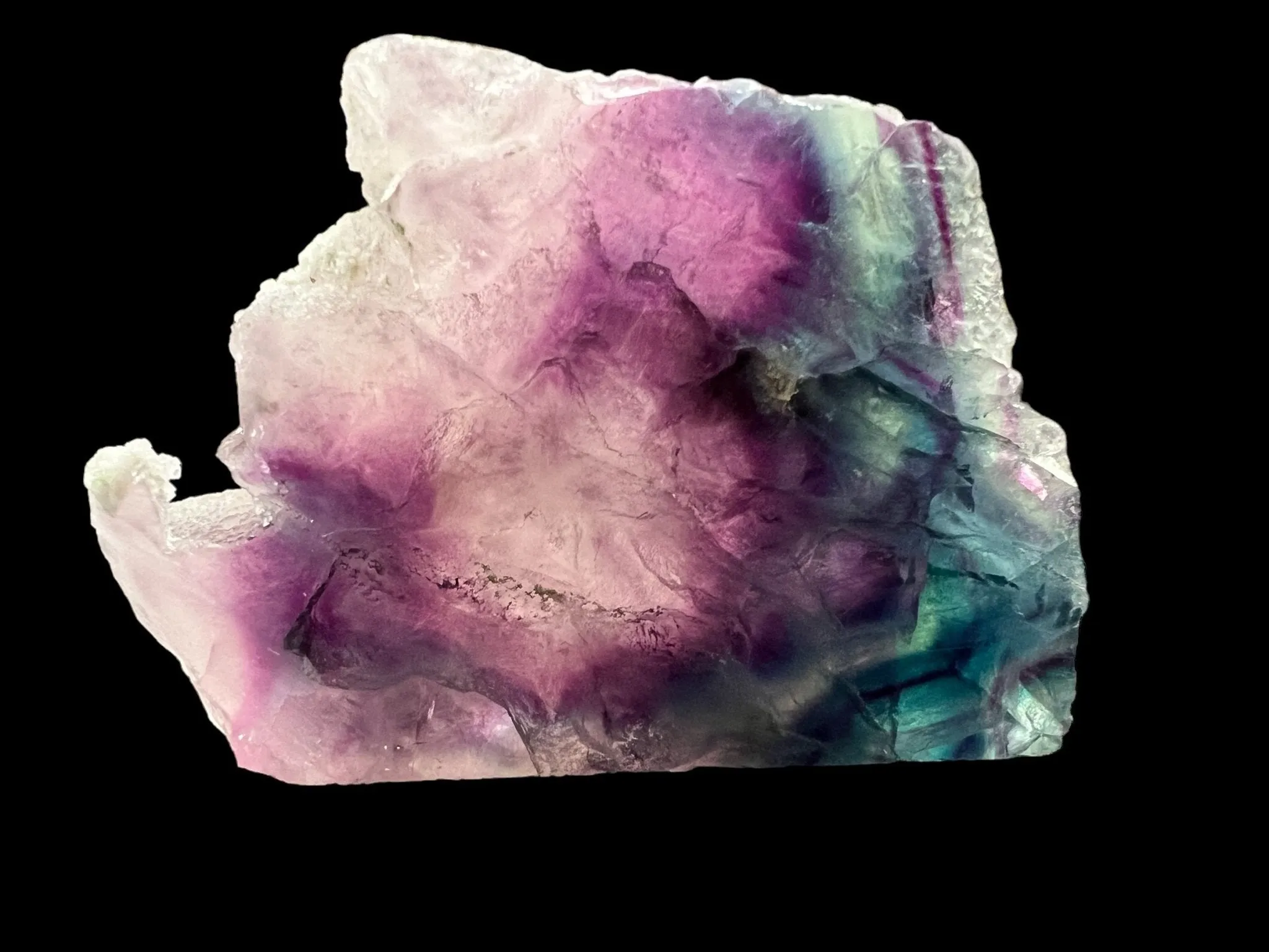 Rainbow Fluorite Slab