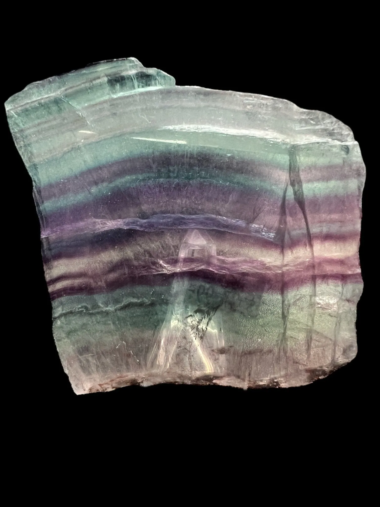 Rainbow Fluorite Slab