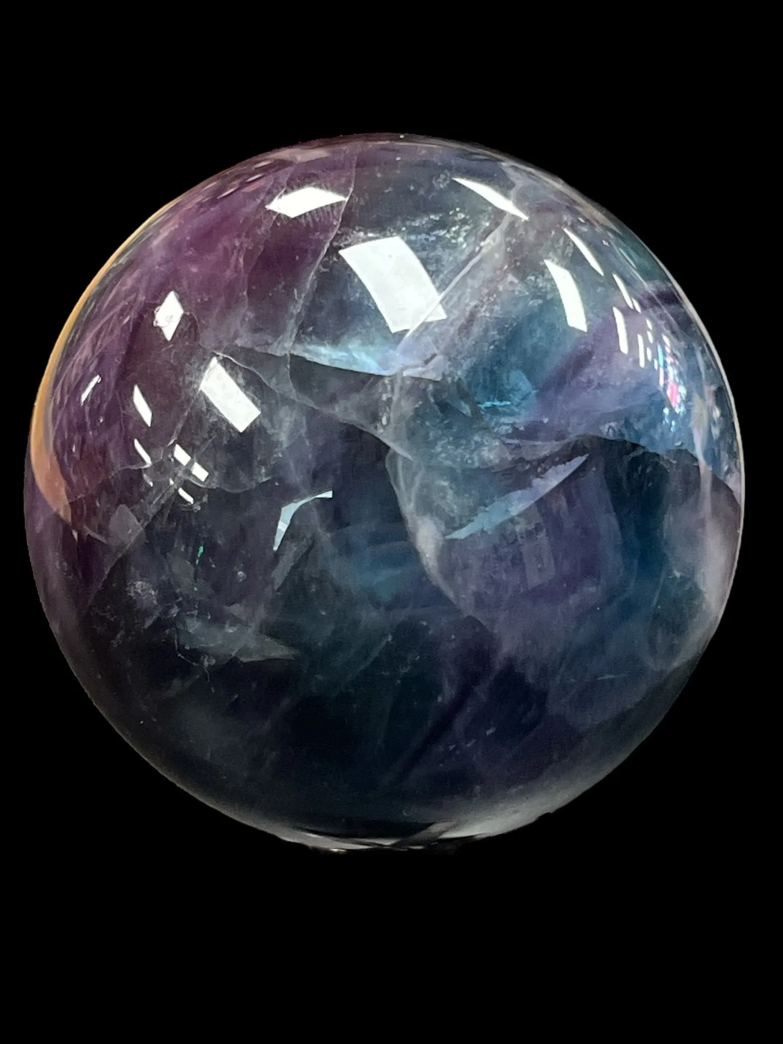 Rainbow Fluorite Sphere - AAA