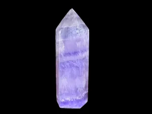 Rainbow Fluorite Tower - Purple AAA - Faceted