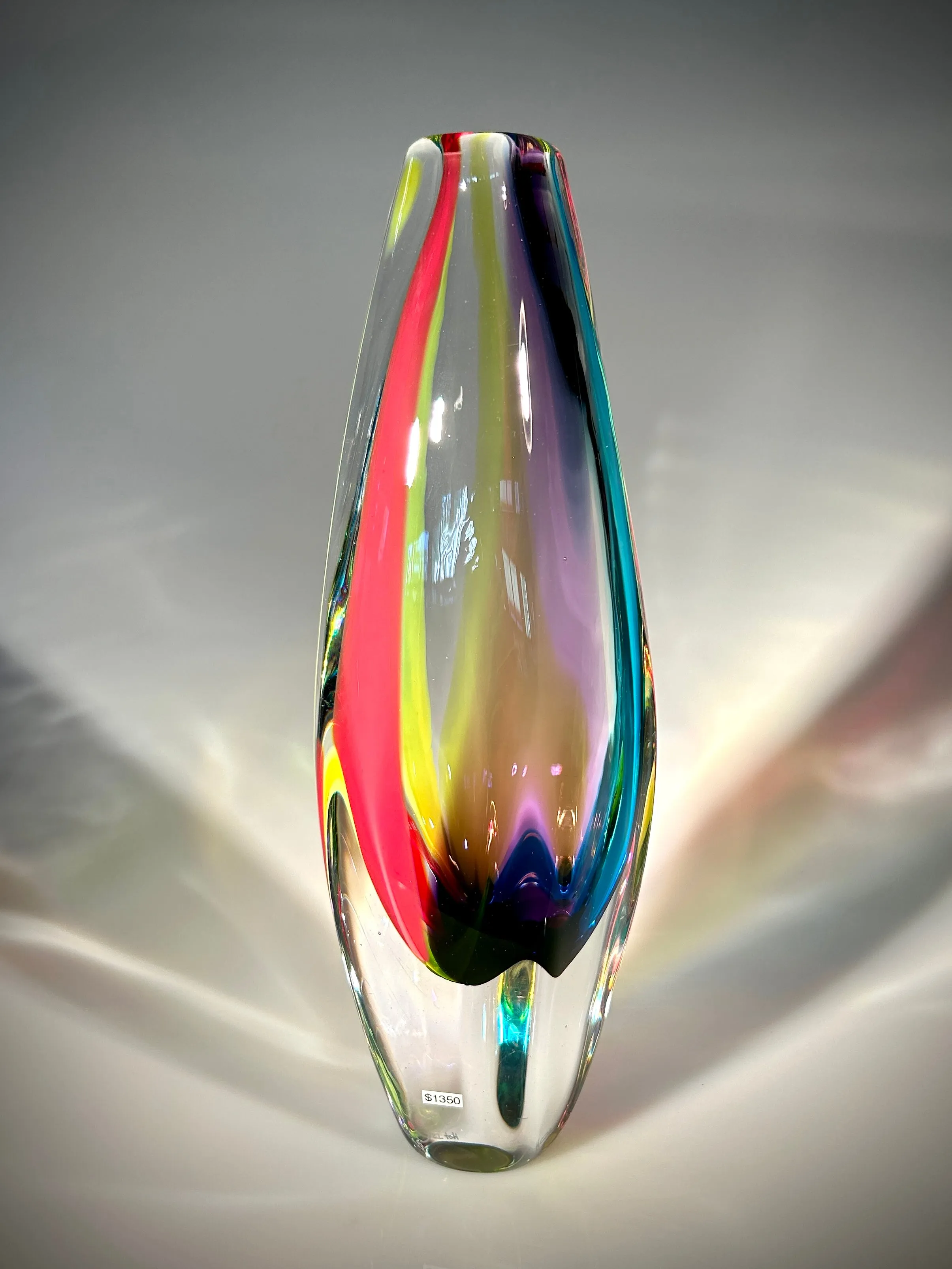 Rainbow Jewel Vase