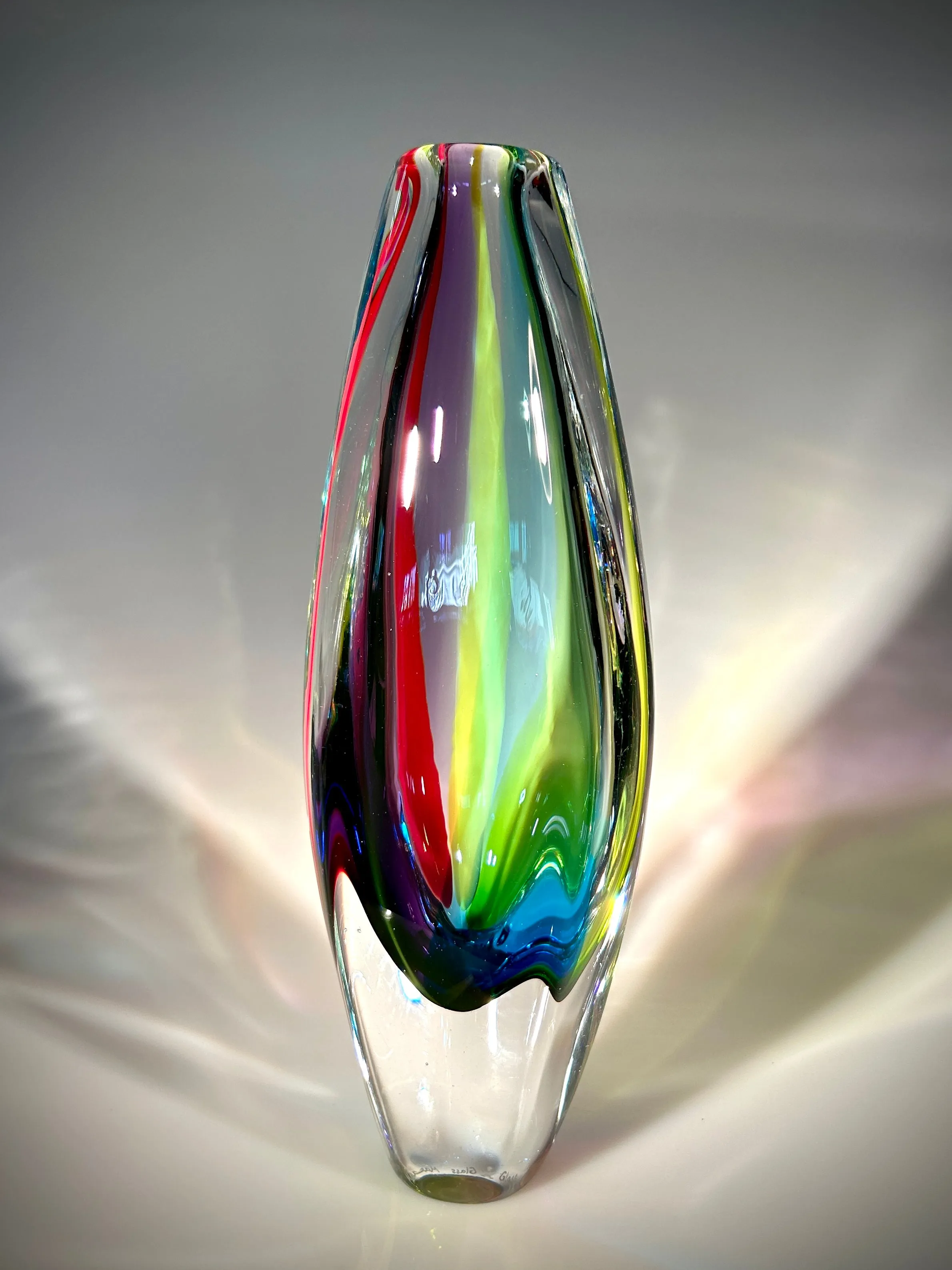 Rainbow Jewel Vase