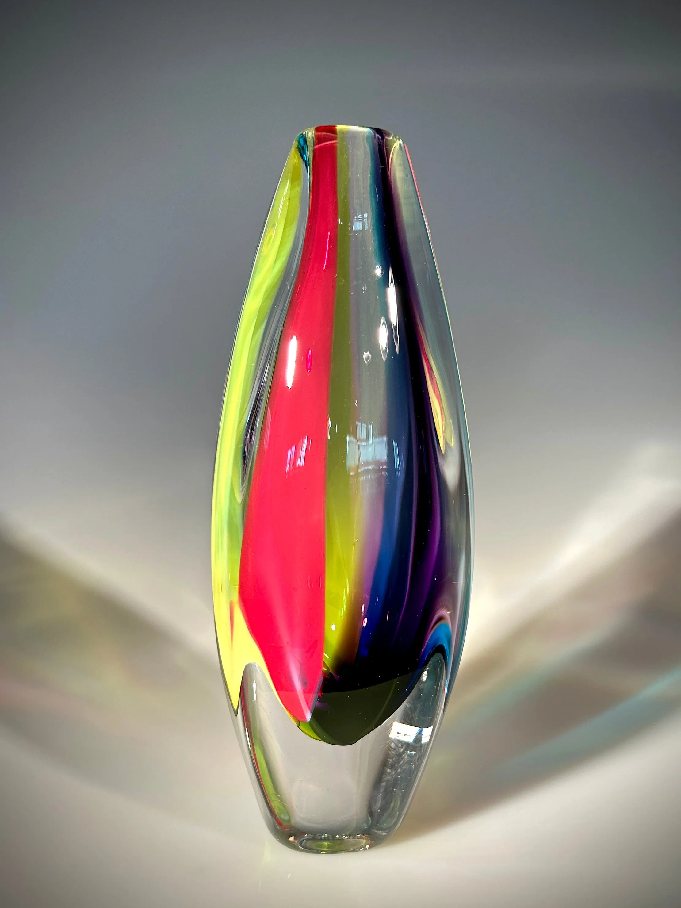 Rainbow Jewel Vase