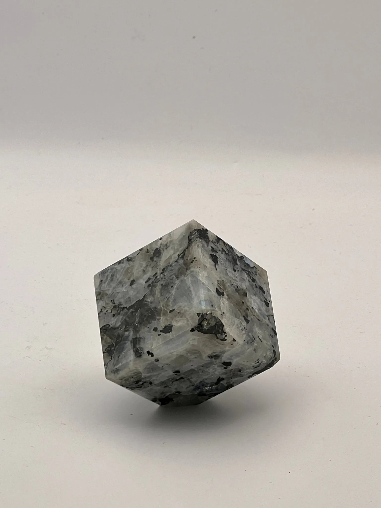 Rainbow Moonstone Floating Cube