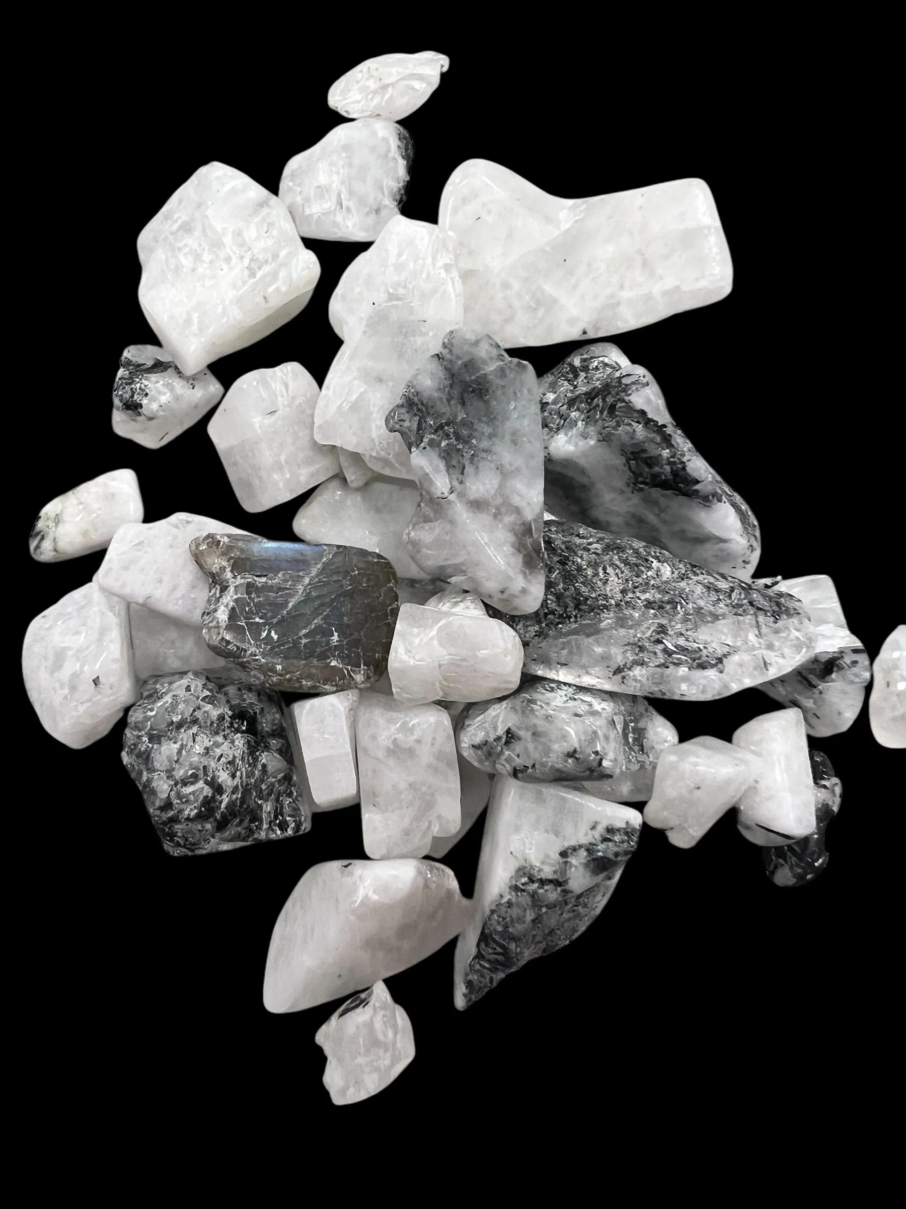 Rainbow Moonstone Gemstone Chips