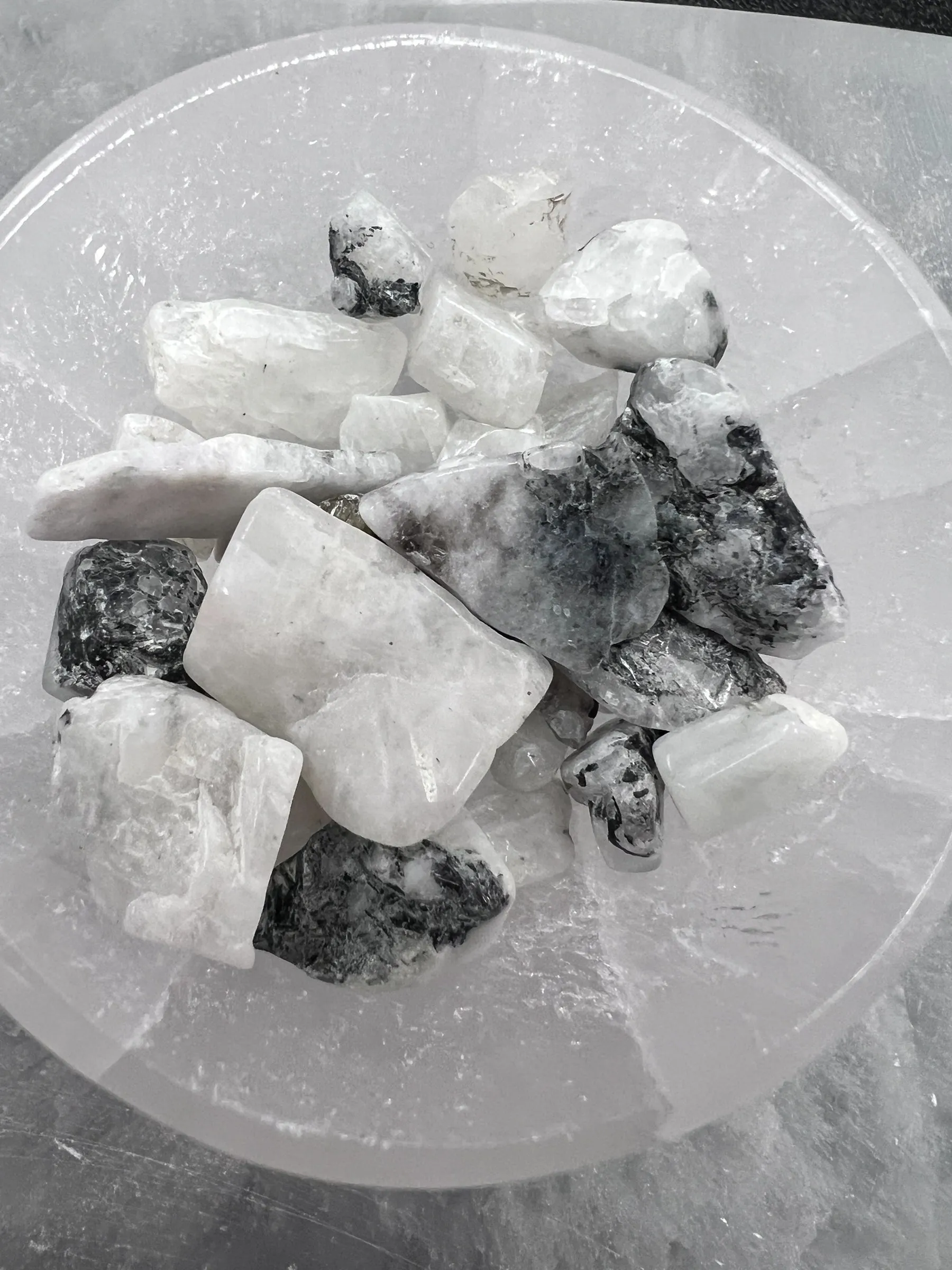 Rainbow Moonstone Gemstone Chips