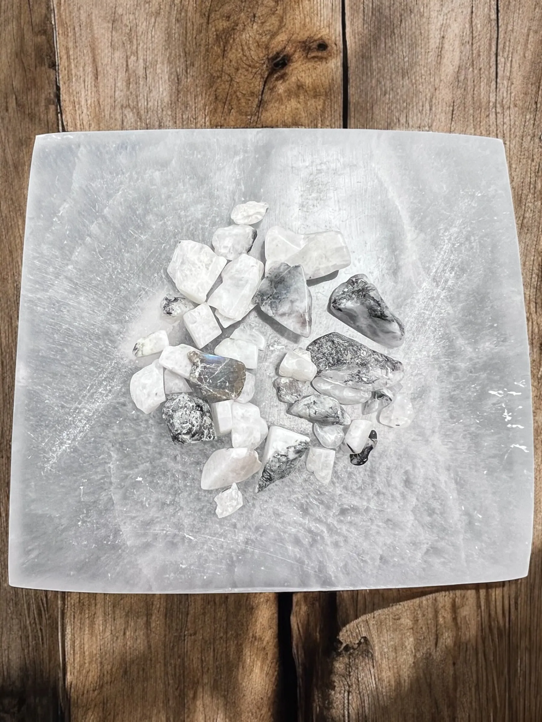 Rainbow Moonstone Gemstone Chips